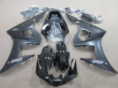 Black 03-05 YZF R6 Motorcycle Fairing Kits