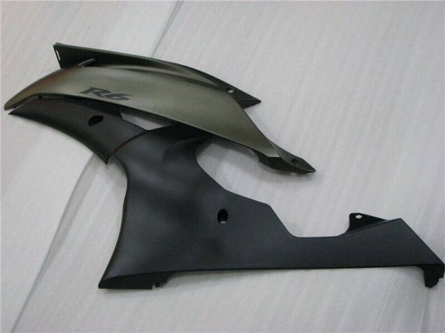 Black 08-16 YZF R6 Aftermarket Motorcycle Fairing