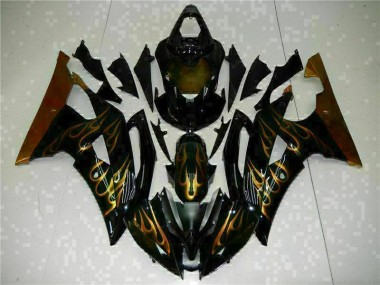 Black 08-16 YZF R6 Motorcycle Fairing