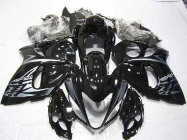 Black 08-19 GSXR 1300 Hayabusa Full Motorcycle Fairing Kits