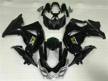 Black 09-16 GSXR 1000 Motorcycle Fairing Kits