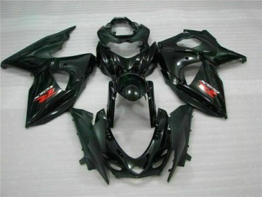 Black 09-16 GSXR 1000 Motorcycle Fairings
