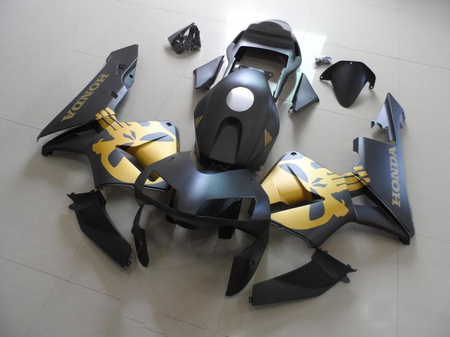 Black Gold Decal 03-04 CBR600RR Motorcycle Fairings