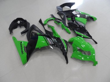 Black Green 13-16 ZX300R Motorcycle Fairings