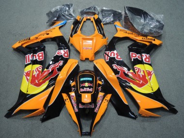 Black Orange Red Bull 11-15 ZX10R Motorcycle Fairings