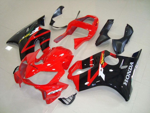 Black Red 01-03 CBR600 F4i Motorcycle Fairings