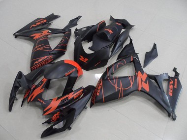 Black Red 06-07 GSXR 750 Motorcycle Bodywork