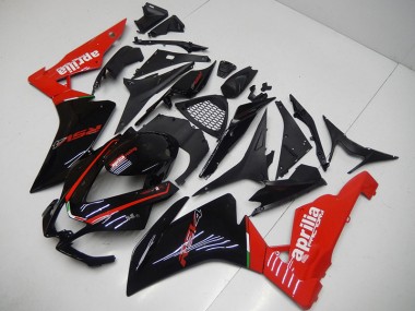 Black Red 09-15 RSV4 Motorcycle Fairing