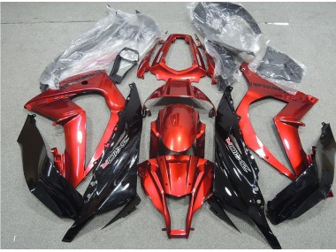 Black Red 11-15 ZX10R Motorcycle Fairings