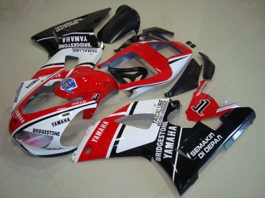 Black Red Stickers 98-99 YZF R1 Motorcycle Fairings