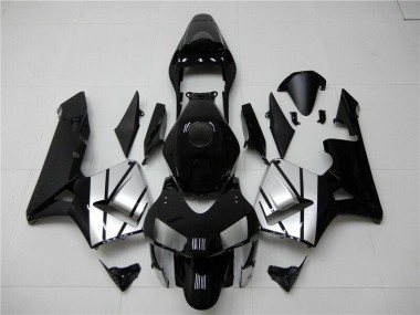 Black Silver 03-04 CBR600RR Motorcycle Fairings