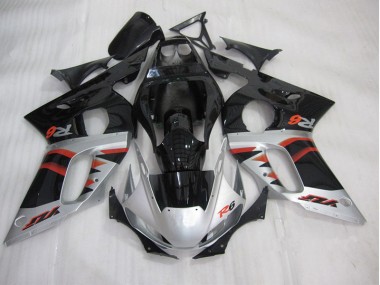 Black Silver 98-02 YZF R6 Motorcycle Fairing