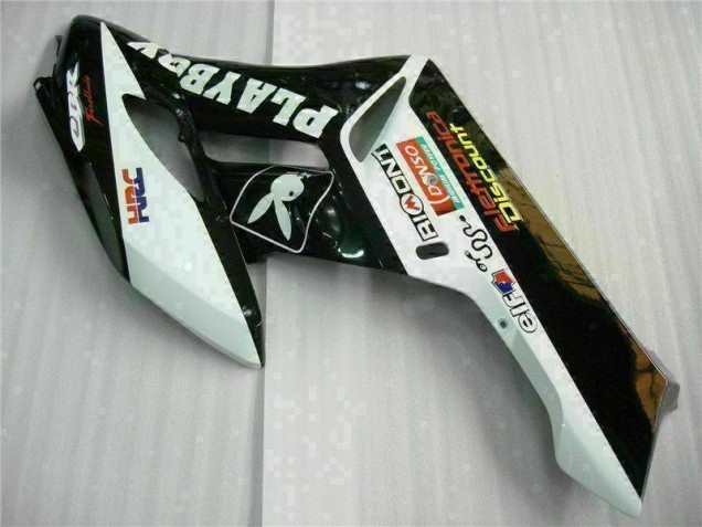 Black White 04-05 CBR1000RR Motorcycle Fairing