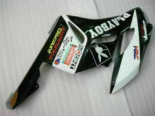 Black White 04-05 CBR1000RR Motorcycle Fairing