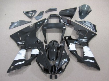 Black White Decal 98-99 YZF R1 Motorcycle Fairings