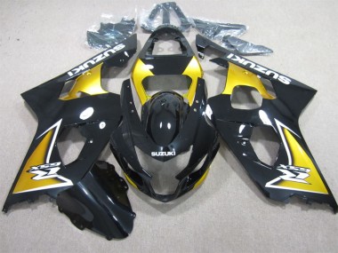 Black Yellow 04-05 GSXR 600 Motorcycle Fairings