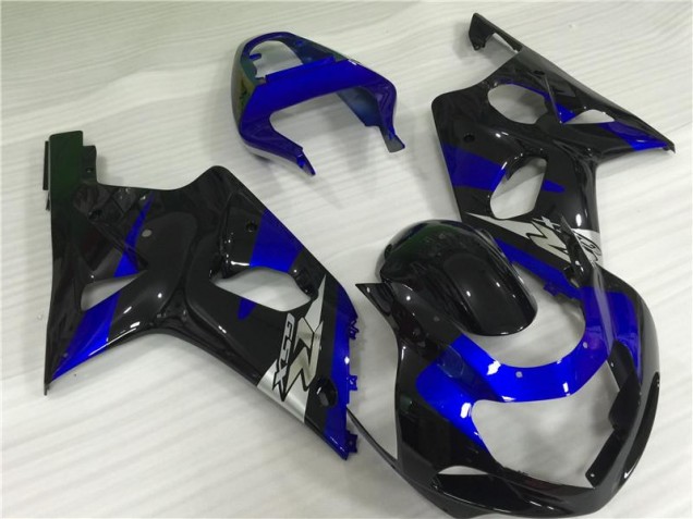 Blue Black 00-02 GSXR 1000 Motorcycle Fairings