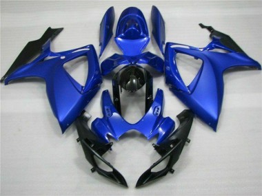 Blue Black 06-07 GSXR 600/750 Full Motorcycle Fairing Kits