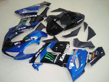 Blue Monster 05-06 ZX6R Motorcycle Fairings