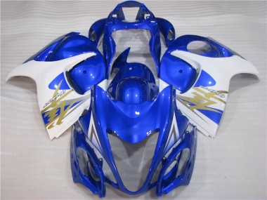 Blue White 08-19 GSXR 1300 Hayabusa Motorcycle Bodywork