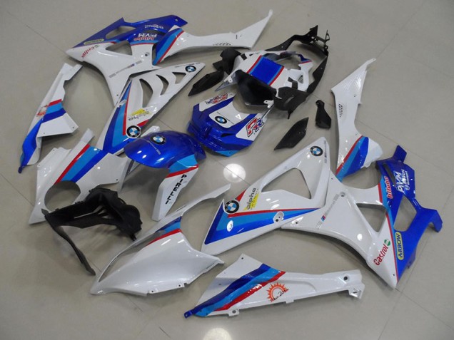 Blue White 09-14 S1000RR Motorcycle Fairings