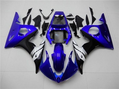 Blue White Black 03-05 YZF R6 Motorcycle Fairings