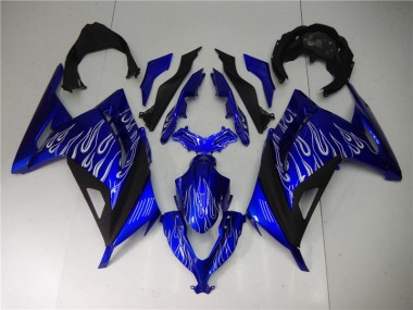 Blue White Black 13-16 EX300 Motorcycle Fairings