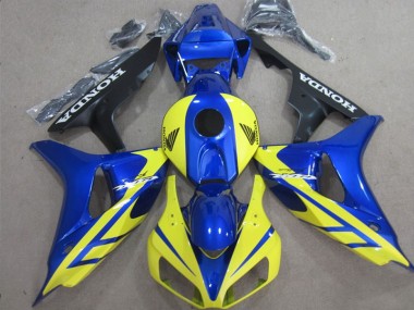 Blue Yellow 06-07 CBR1000RR Motorcycle Fairing