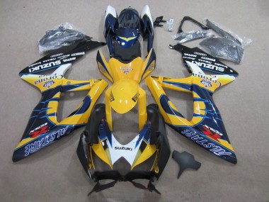 Blue Yellow Corona Extra 08-10 GSXR 600 Motorcycle Fairings