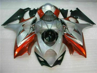 Brown Silver 07-08 GSXR 1000 Motorcycle Fairings