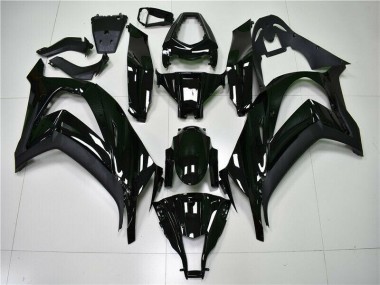 Glossy Black 11-15 ZX10R Motorcycle Fairings