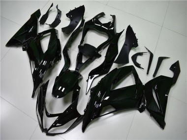 Glossy Black 13-18 ZX6R Motorcycle Fairings