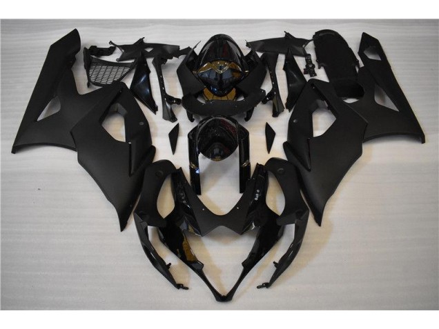 Glossy Matte Black 05-06 GSXR 1000 Motorcycle Fairings