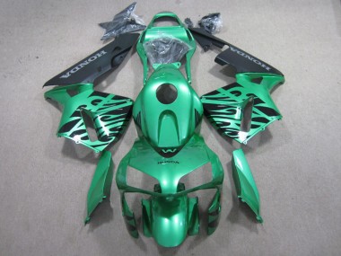 Green Black 03-04 CBR600RR Motorcycle Fairings