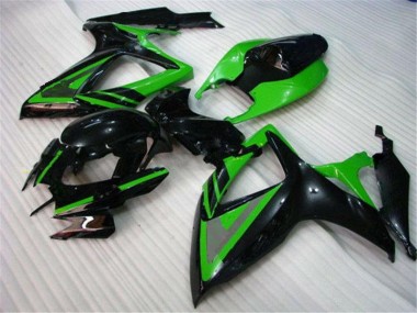 Green Black 06-07 GSXR 600/750 Motorcycle Fairings