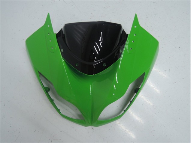 Green Black 09-12 ZX6R Motorcycle Bodywork
