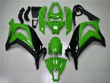 Green Black 11-15 ZX10R Motorcycle Bodywork