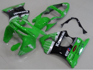 Green Black 98-99 ZX6R Motorcycle Fairings