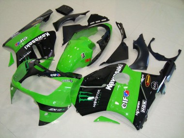 Green Monster 00-01 ZX12R Motorcycle Fairings