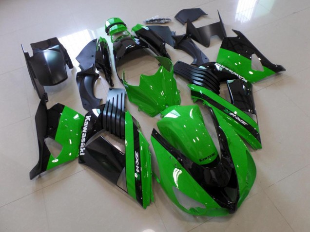 Green and Black 06-11 ZX14R ZZR1400 Motorcycle Fairings