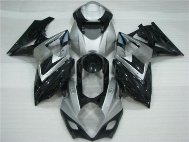 Grey Black 07-08 GSXR 1000 Motorcycle Fairings