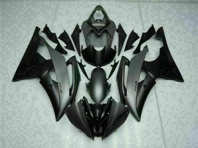 Grey Black 08-16 YZF R6 Motorcycle Fairing