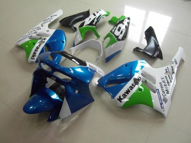 Light Blue White 94-97 ZX9R Motorcycle Fairings