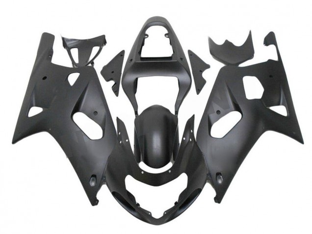 Matte Black 01-03 GSXR 600/750 Motorcycle Fairings