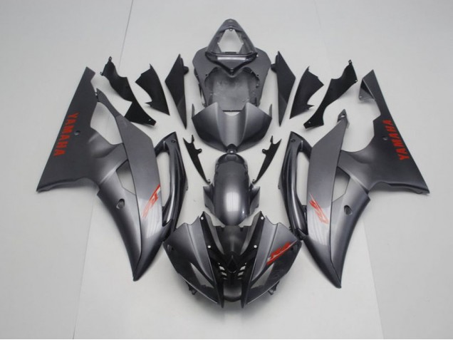 Matte Black Grey 08-16 YZF R6 Motorcycle Fairings