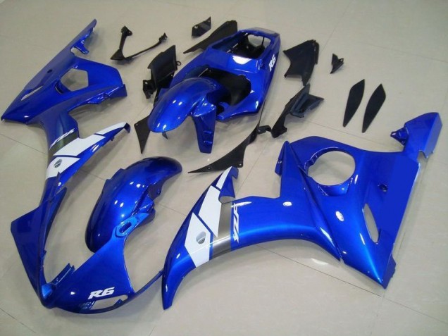 OEM Style Blue 03-05 YZF R6 Motorcycle Fairings