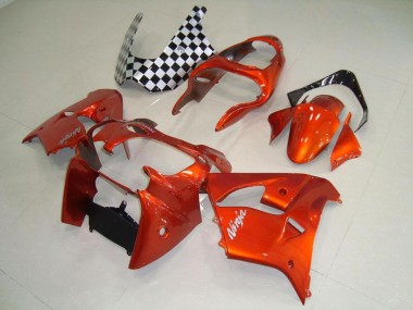 Orange 00-01 ZX9R Motorcycle Fairings