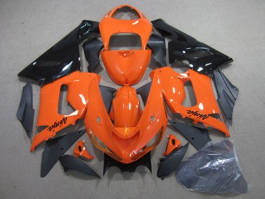 Orange Black Ninja 05-06 ZX6R Motorcycle Fairings