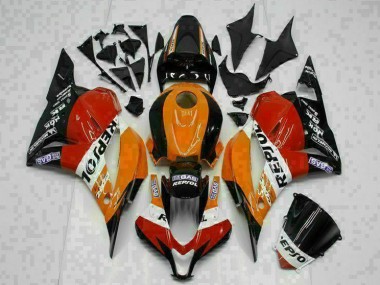 Orange Repsol 09-12 CBR600RR Motorcycle Fairings