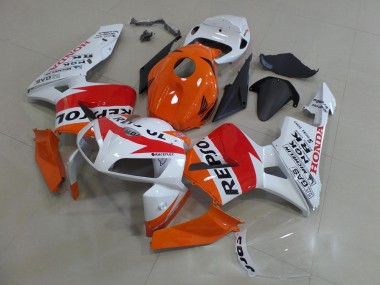 Orange White Repsol 05-06 CBR600RR Motorcycle Fairings